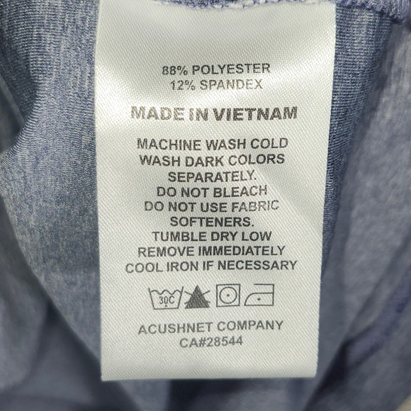 FootJoy Golf Polo Shirt Men's Large ISGC Blue Performance‎ Short Sleeve - Picture 6 of 10